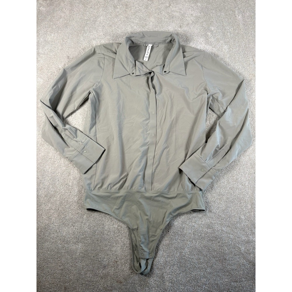 Athleta Gray River North Bodysuit Size L - Picture 1 of 6